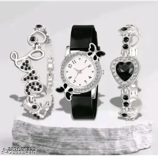 NEW FANCY WOMEN WRIST WATCH WITH BRECELETE